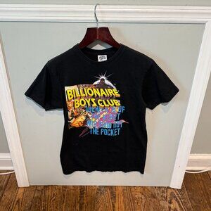 RARE Billionaire Boys Club Graphic T Shirt Mens Size Medium Black EUC Heart Mind